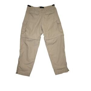 REI Convertible Cargo Hiking Pants Zip-Off Beige Khaki Outdoor Trail Men’s Mx30